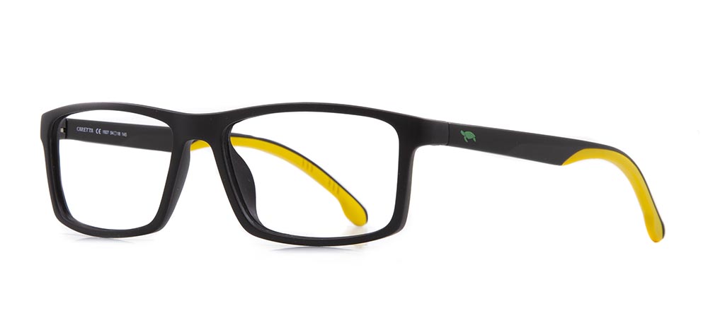 CARETTA Eyeglasses Teenage,,Adult Man Rectangular Full-Rimmed Grilamid (TR90) Unfiltered CRTTA 1927-C.05